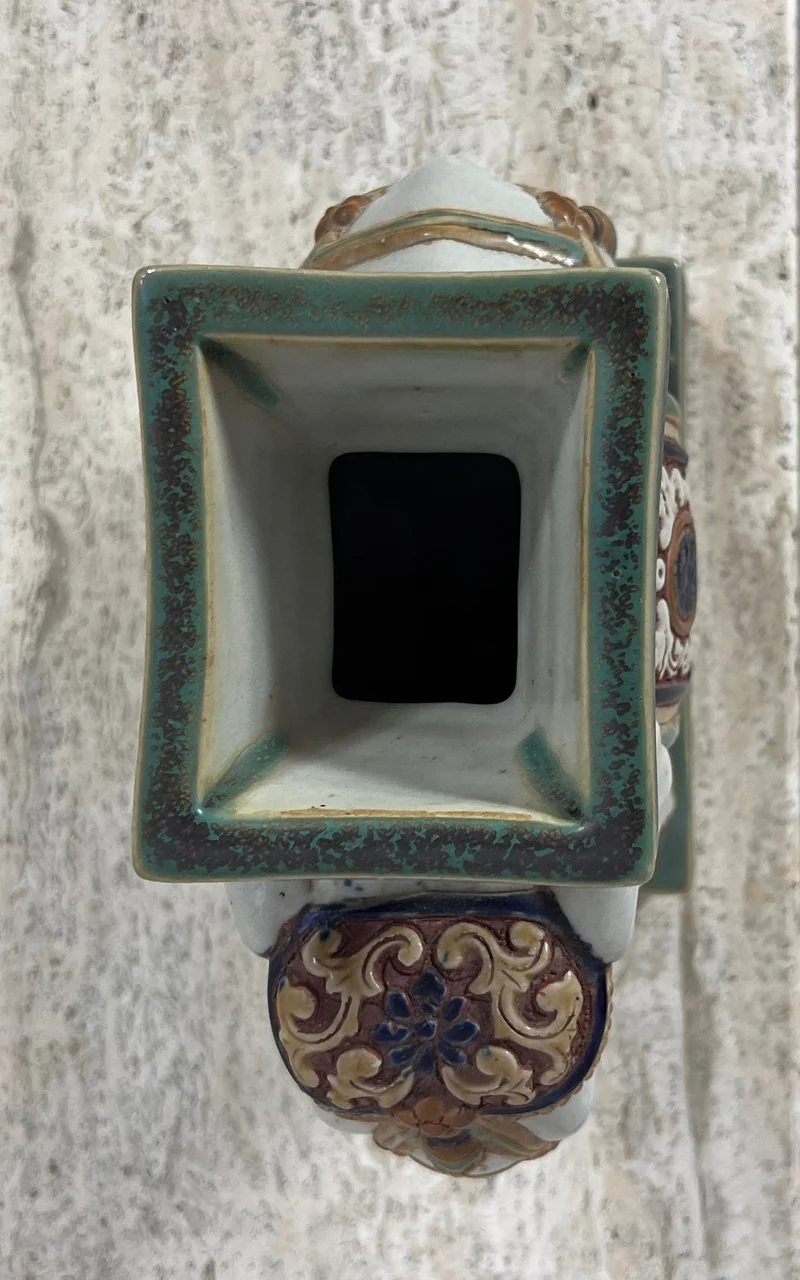 Vintage Oriental Ceramic Elephant Vase