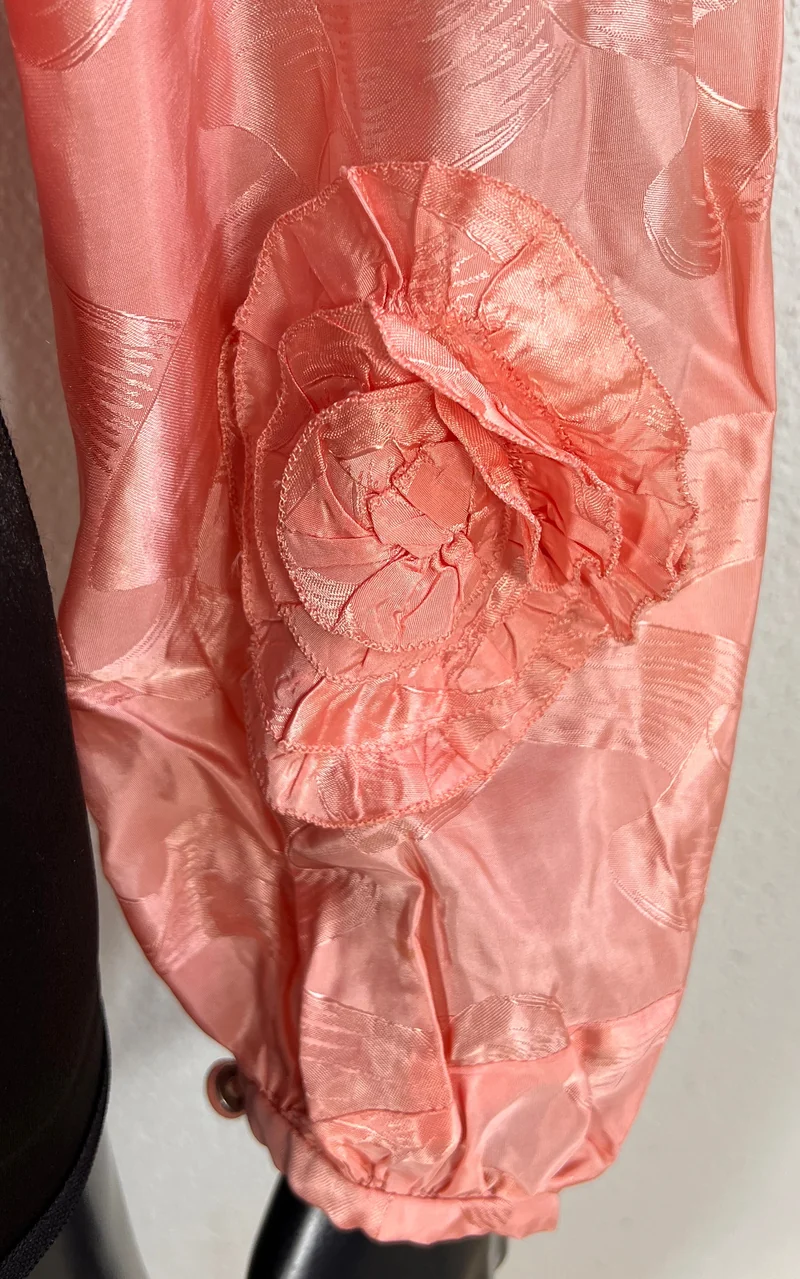 Antique 30s Early Century Silk Blouse