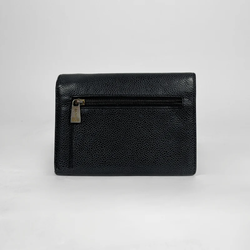 Chanel Schwarzer Kaviar mittel