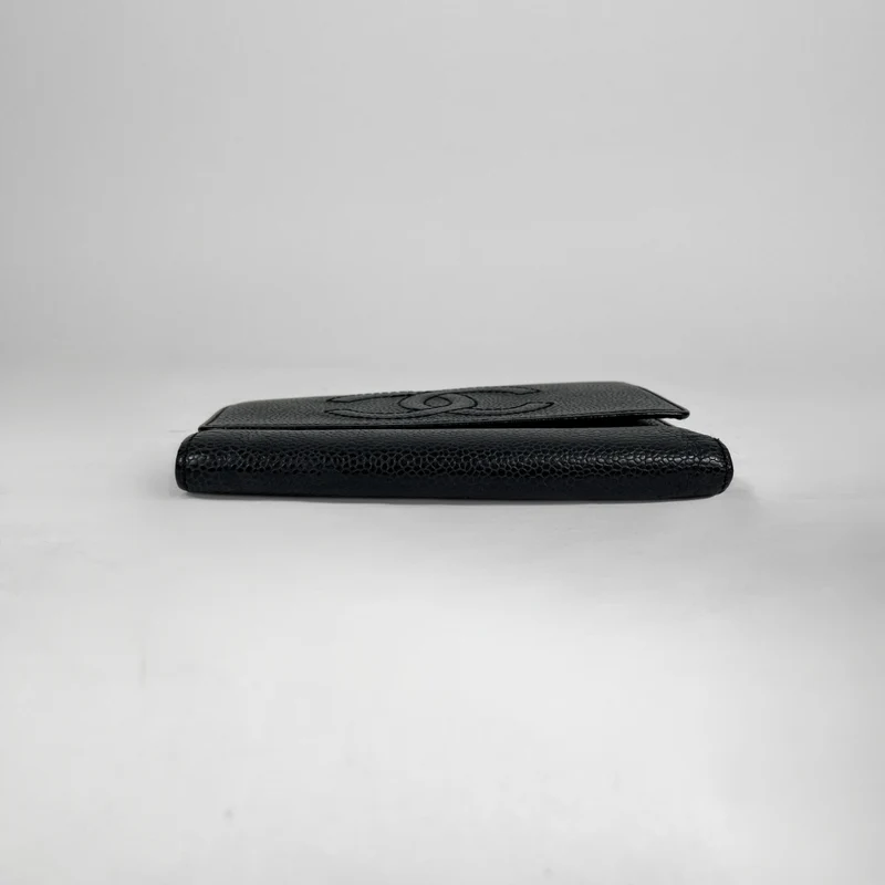 Chanel Schwarzer Kaviar mittel