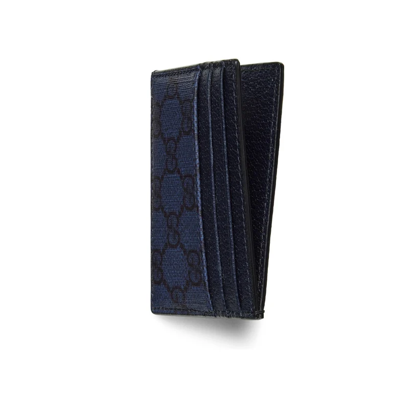 Gucci Kartenetui Unisex Ophidia Card Case Blau GG Canvas 791747 UULBN 4055