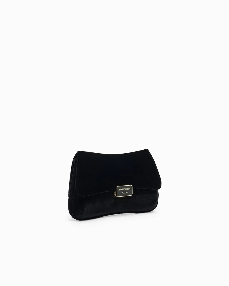 Emporio Armani Handtasche Damen Black Velvet EW001777 AF17289 UC001