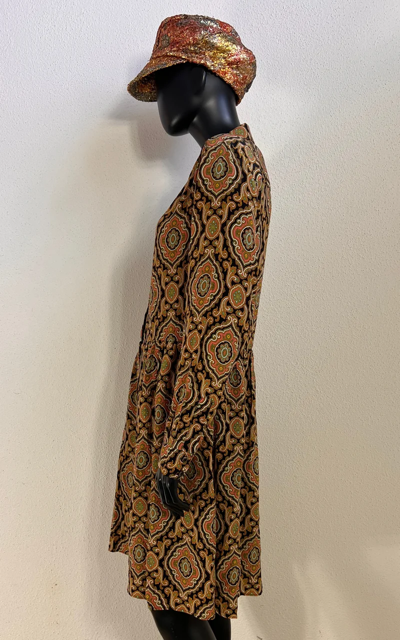 A.P.C. Silk Paisley Shirt Dress