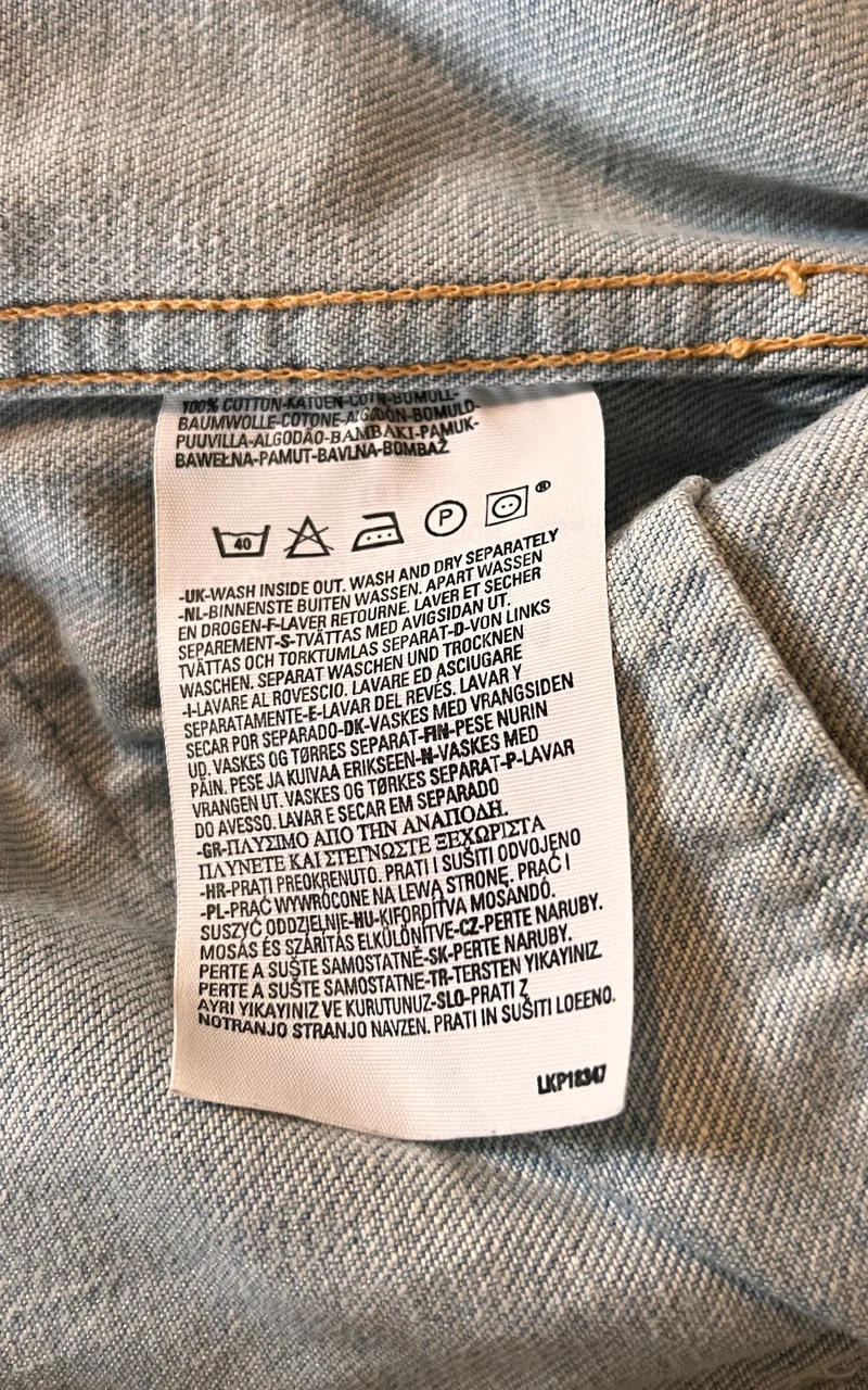 Levi’s For Girls Light Wash 70s Style Denim Jacket