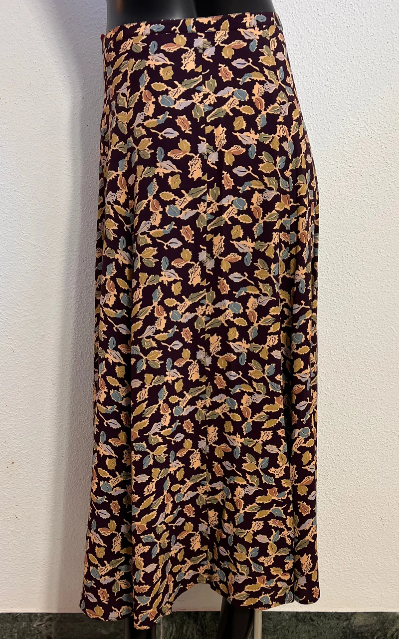 Vintage Eddie Bauer Autum Leafs Maxi Skirt