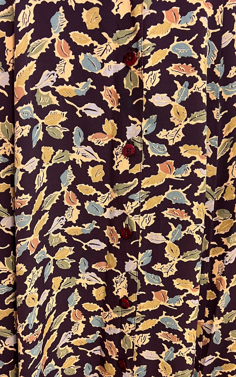 Vintage Eddie Bauer Autum Leafs Maxi Skirt