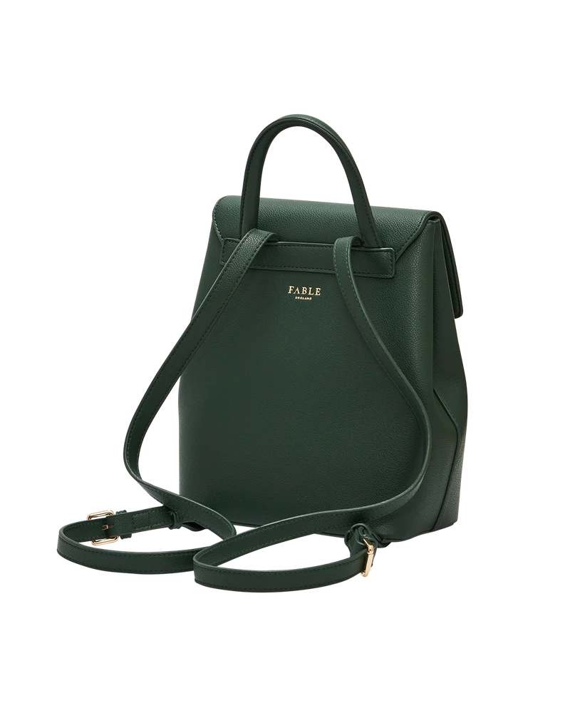 Laura Small Backpack in Forest Green