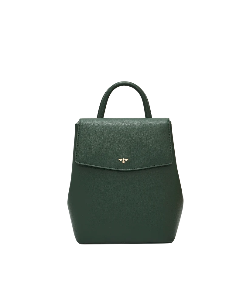 Laura Small Backpack in Forest Green