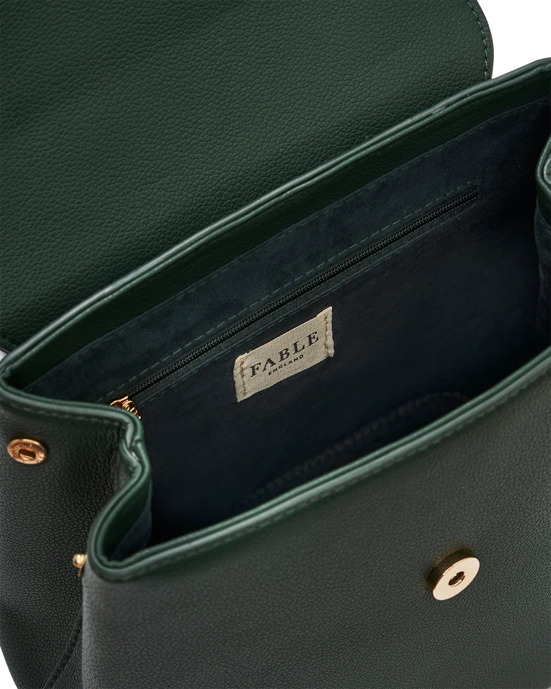 Laura Small Backpack in Forest Green