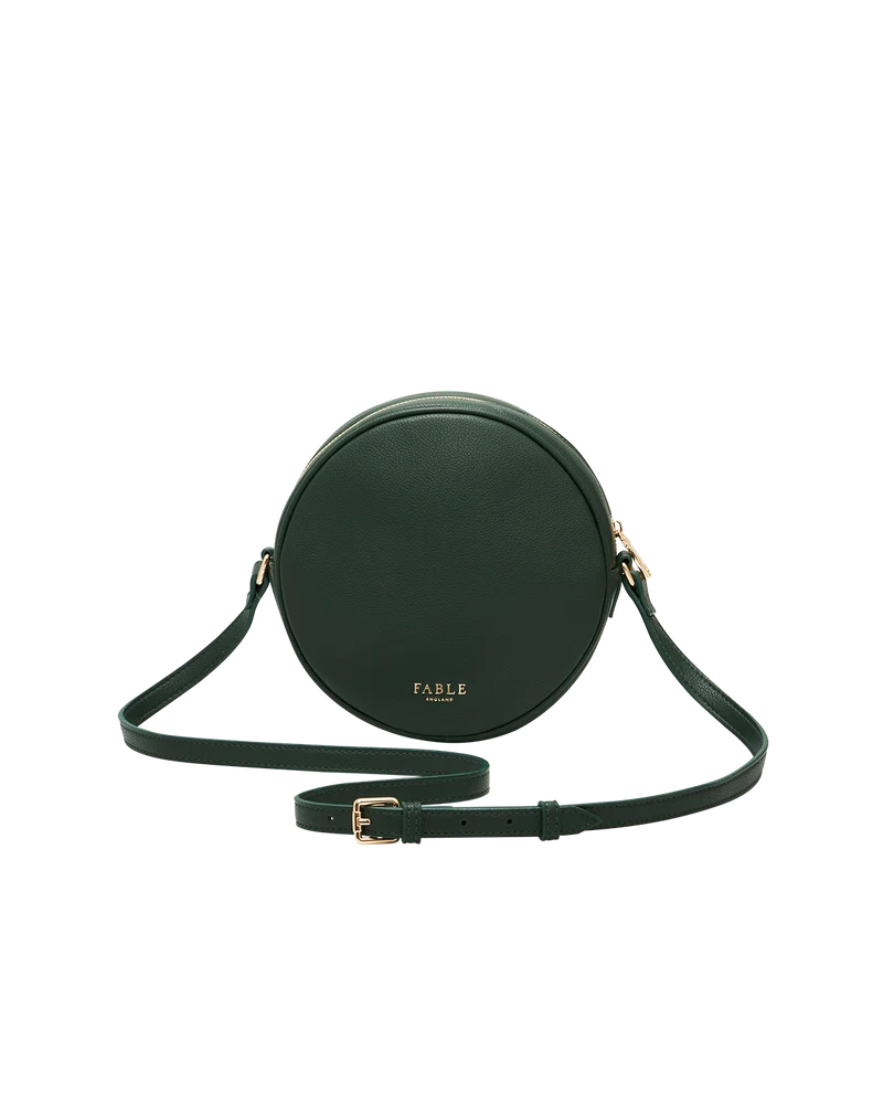 Chloe Circle Bag in Forest Green