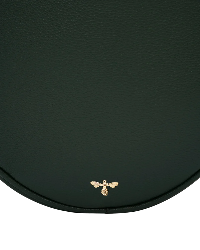 Chloe Circle Bag in Forest Green