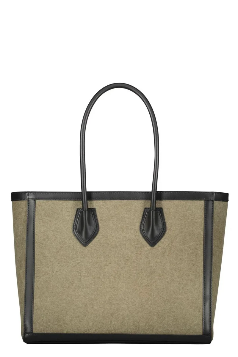 Balmain Tote Bag Damen Logo Lettering Braun FN6FC662TCPY_UBK