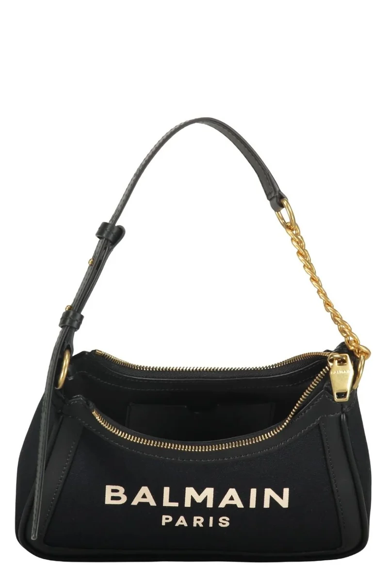 Balmain Schultertasche Damen B Army Schwarz FN6BT743TCOU_EAB