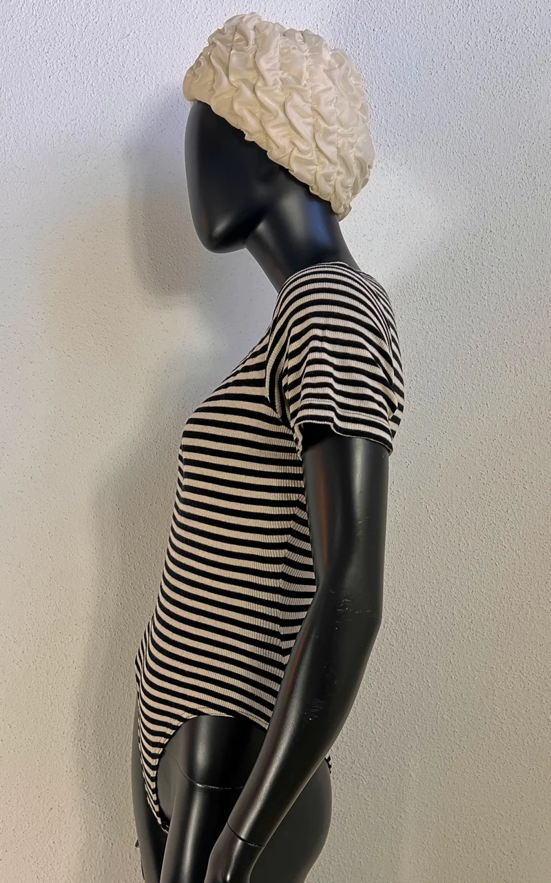 Vintage Alba Moda Striped Bodysuit