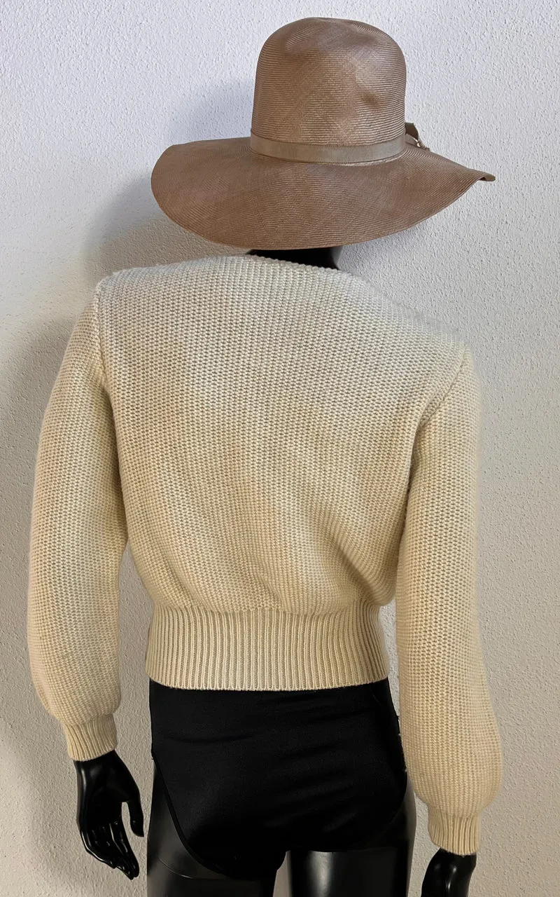 Vintage Austrian Knit Cardigan