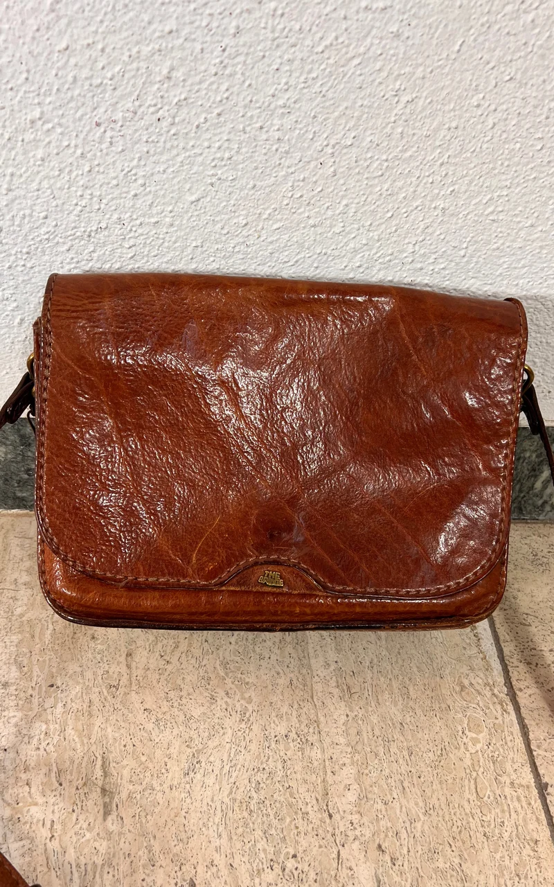 The Bridge 70s Vintage Leather Crossbody Bag