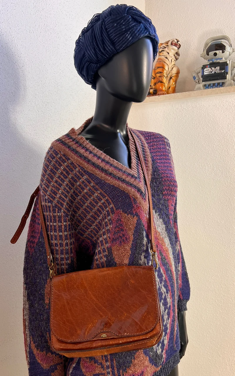 The Bridge 70s Vintage Leather Crossbody Bag