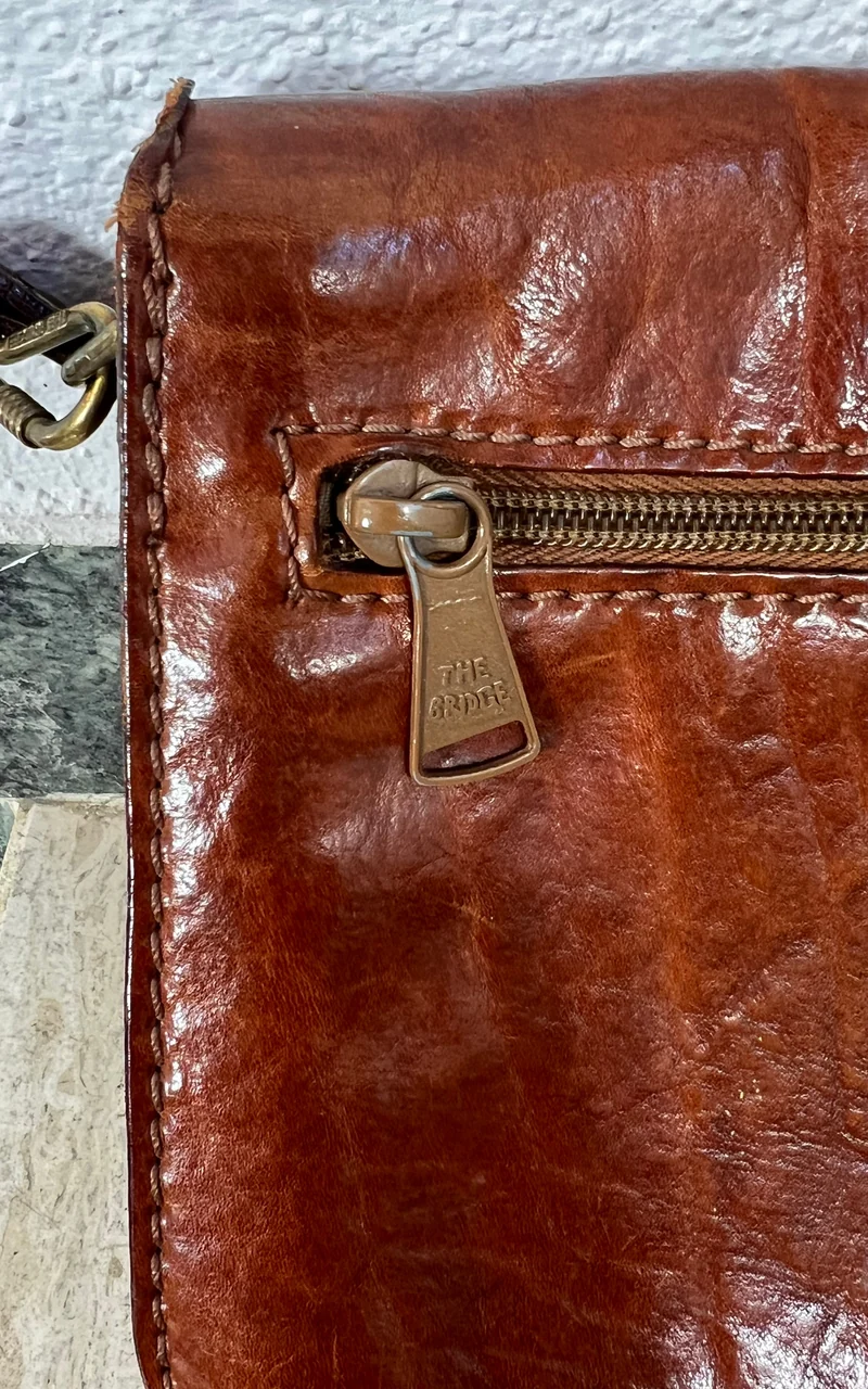 The Bridge 70s Vintage Leather Crossbody Bag