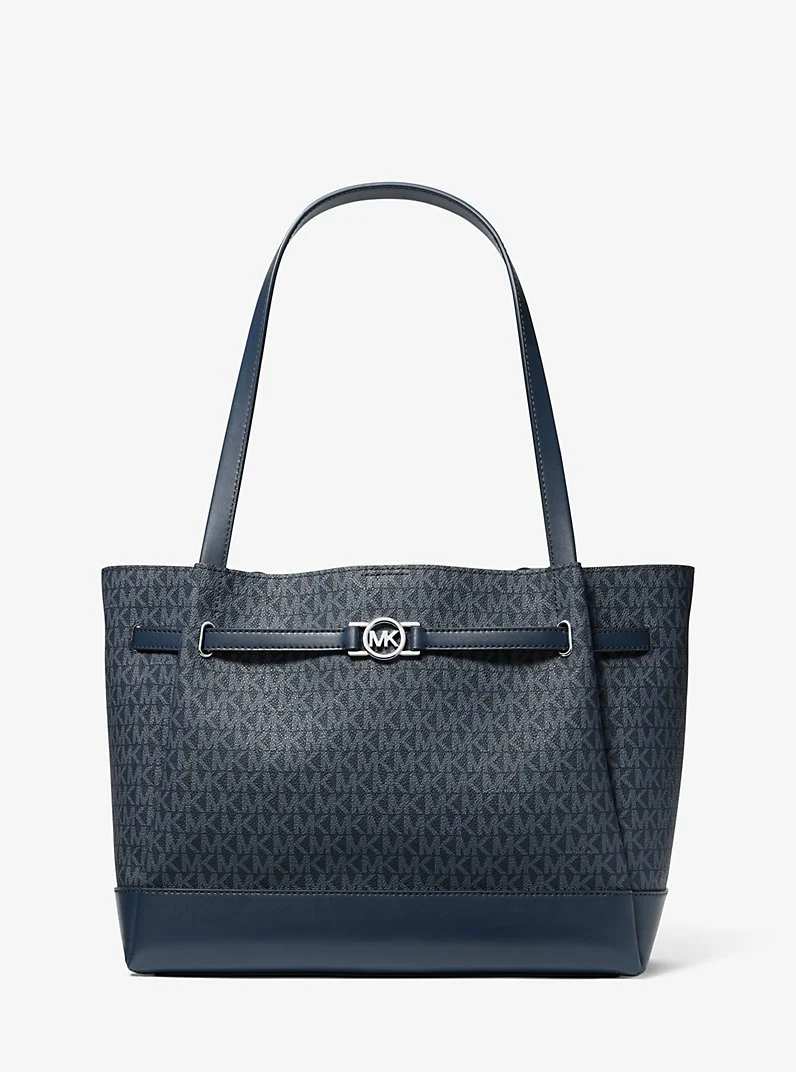 Michael Kors Shopper Damen Reed Navy Tote Bag Blue 35F4S6RT3B