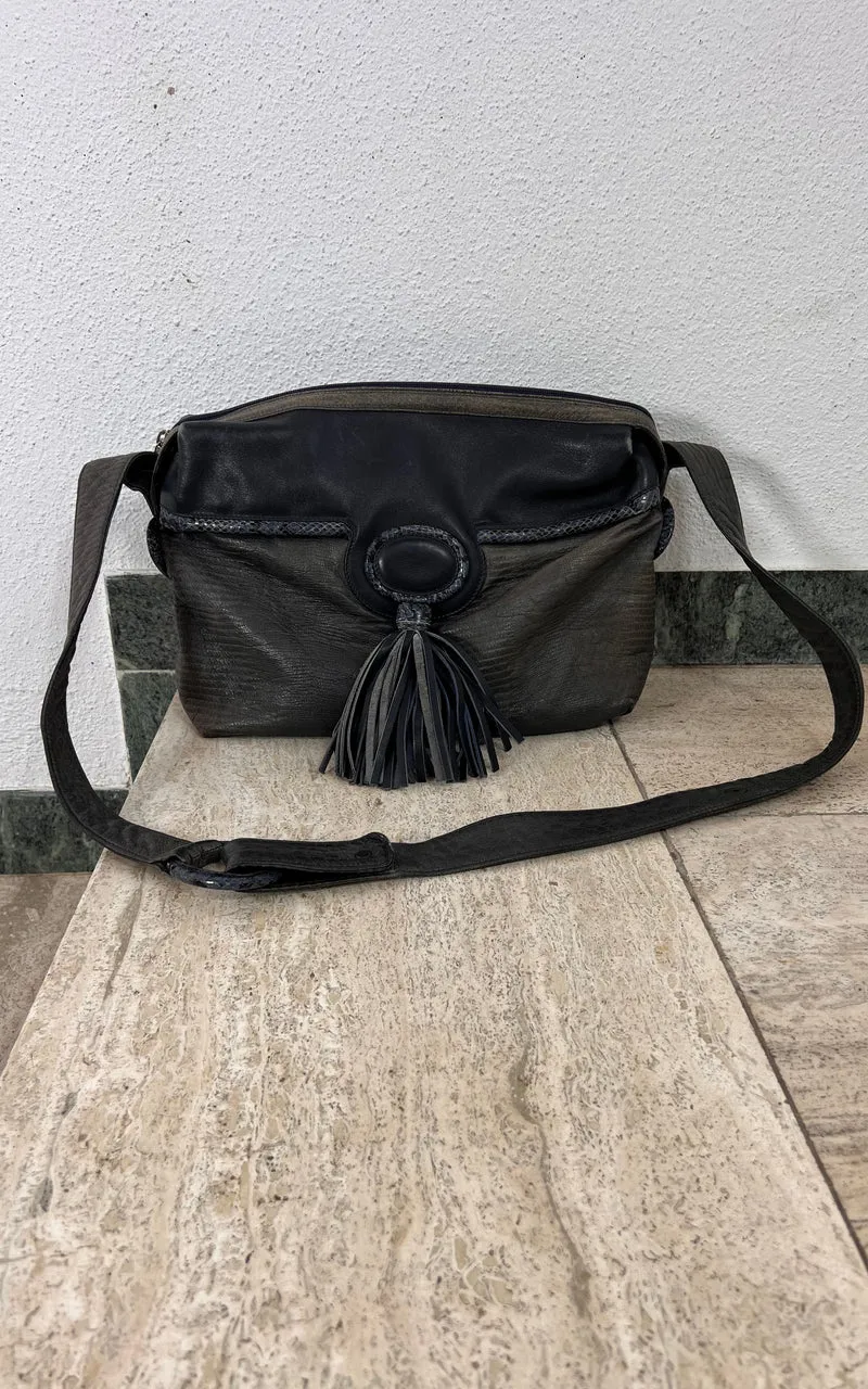 Vintage Mariotti Italian Leather Shoulder Bag