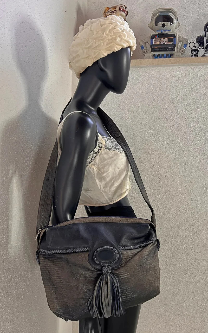 Vintage Mariotti Italian Leather Shoulder Bag