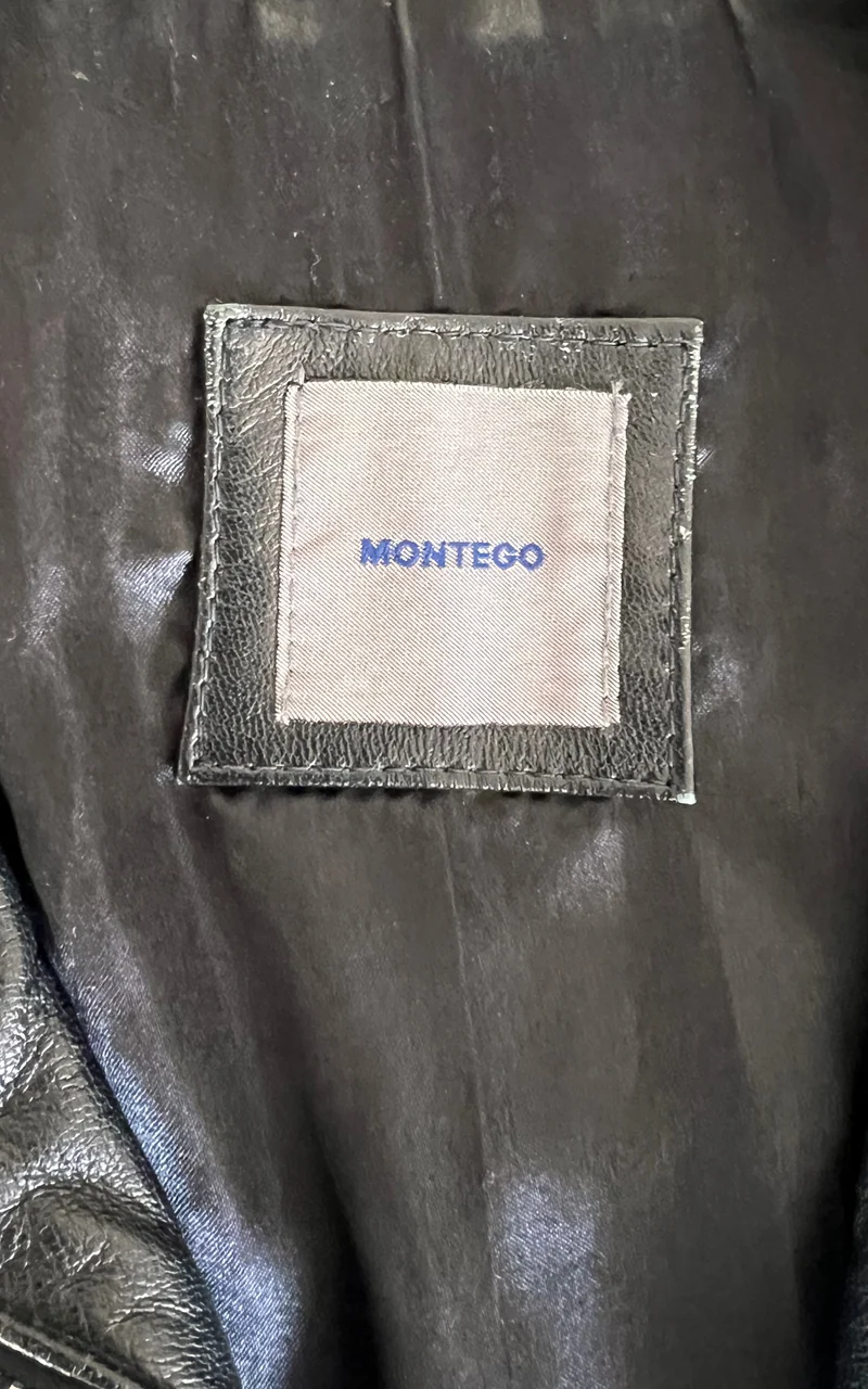 Vintage Y2K Minimalist Leather Jacket