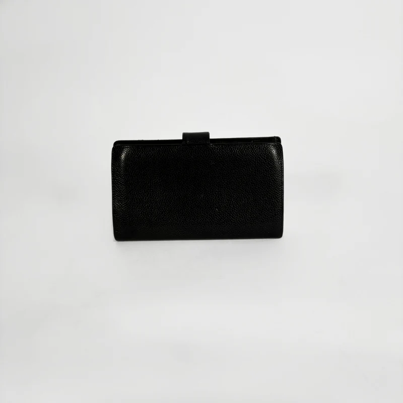 Chanel Geldbörse groß Caviar