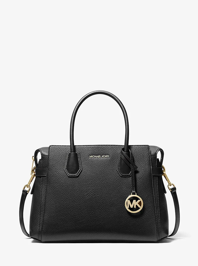Michael Kors Henkeltasche Damen Mercer Medium Schwarz 35S4GM9S6L