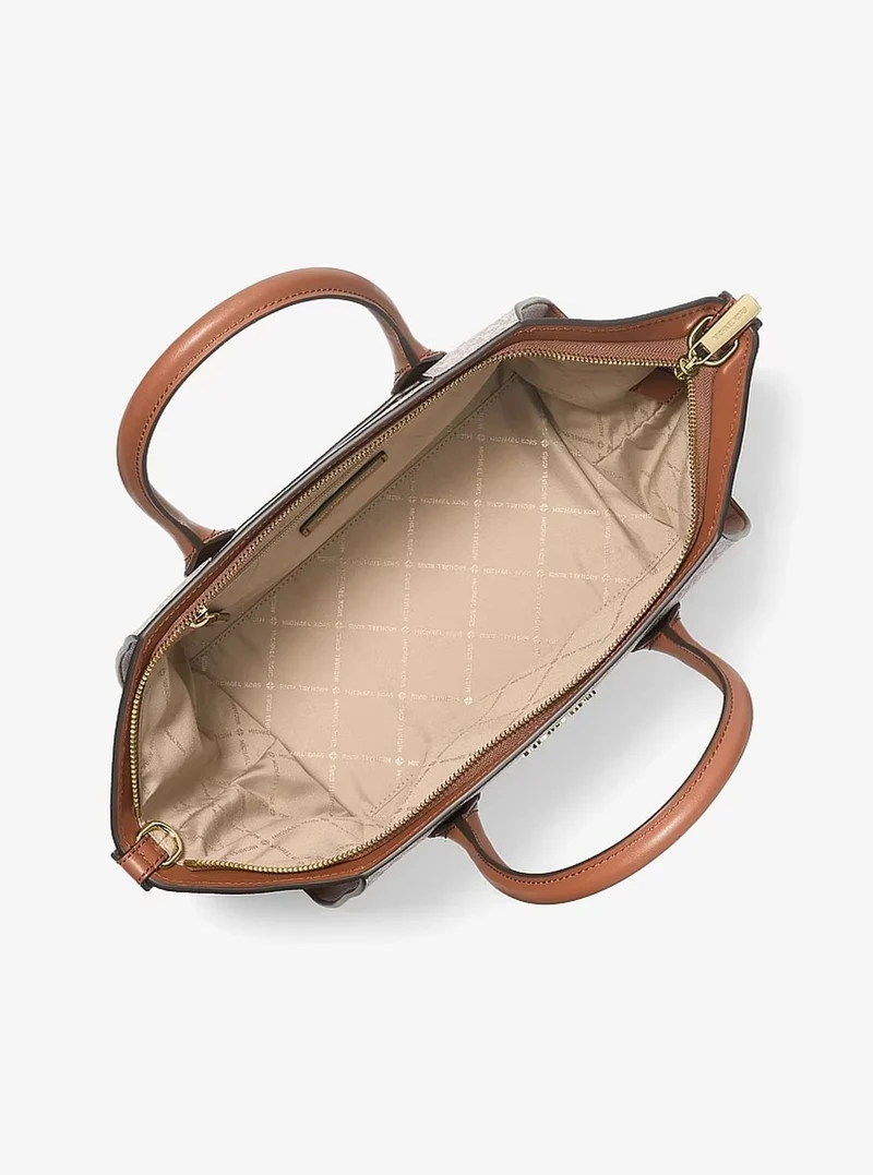 Michael Kors Satchel Damen Avril Large Signature Logo Vanilla 35F4G4VS3B-VANILLA