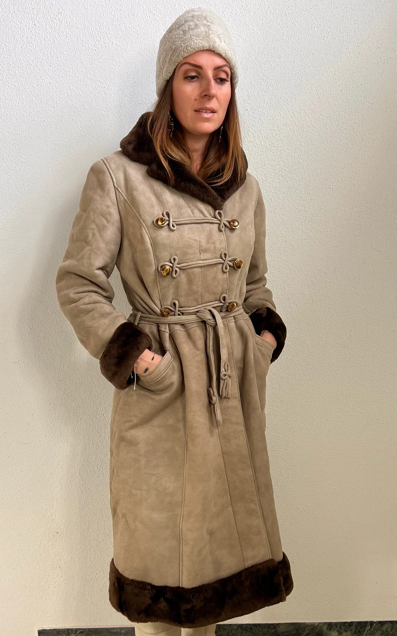 Vintage 1970s Shearling Coat