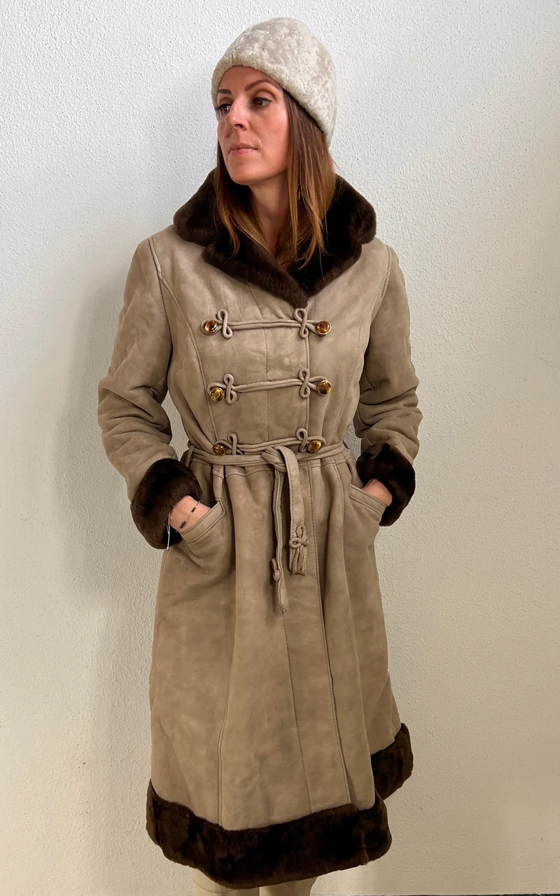 Vintage 1970s Shearling Coat