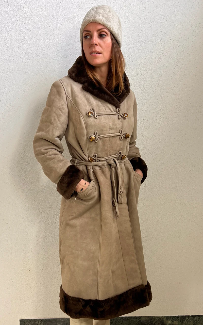 Vintage 1970s Shearling Coat