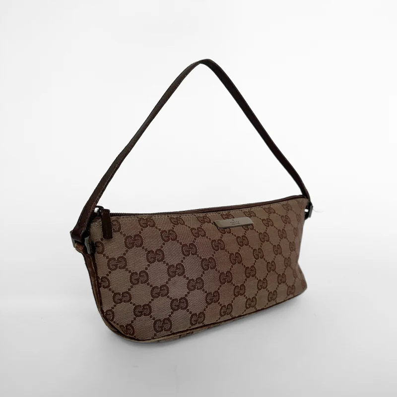 Gucci Boat Pochette Monogramm Leinwand