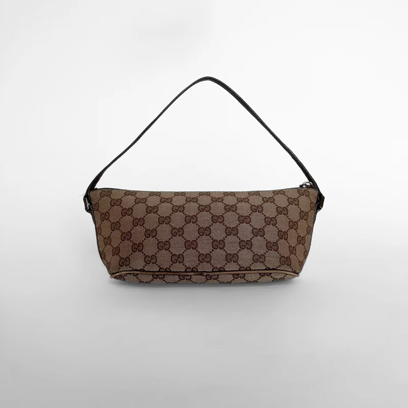 Gucci Boat Pochette Monogramm Leinwand
