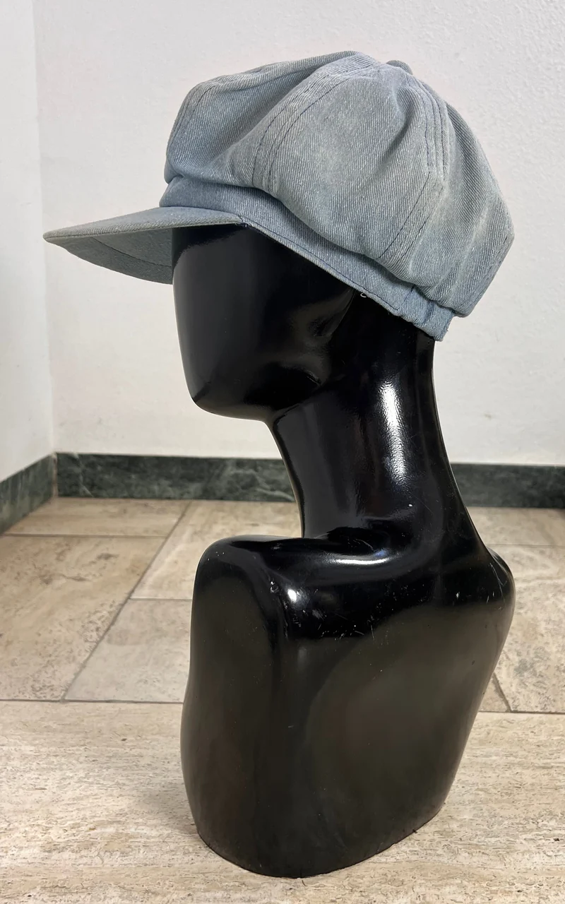 Vintage Light Denim Baker Boy Hat