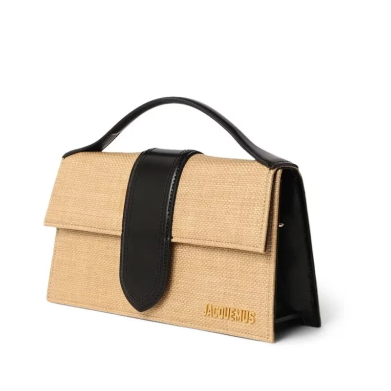 Jacquemus Schultertasche Damen Le Grand Bambino Raffia Natur 80I-5CK044