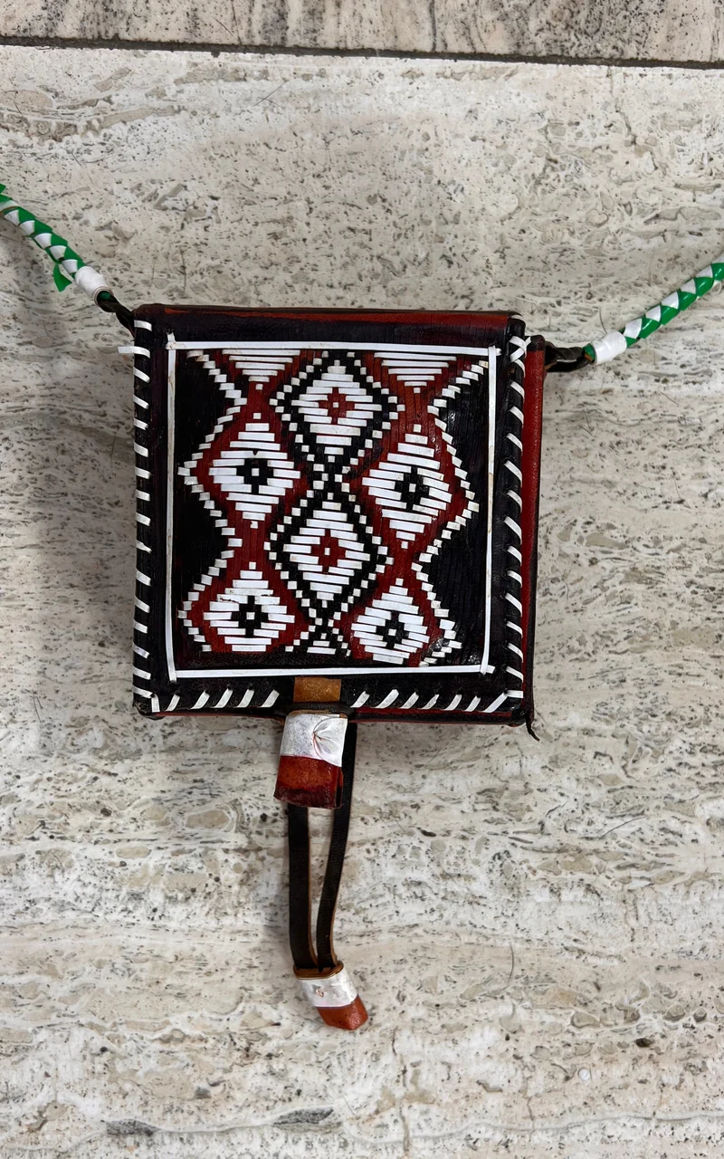 Vintage Handcrafted Tuareg Mini Pouch Bag