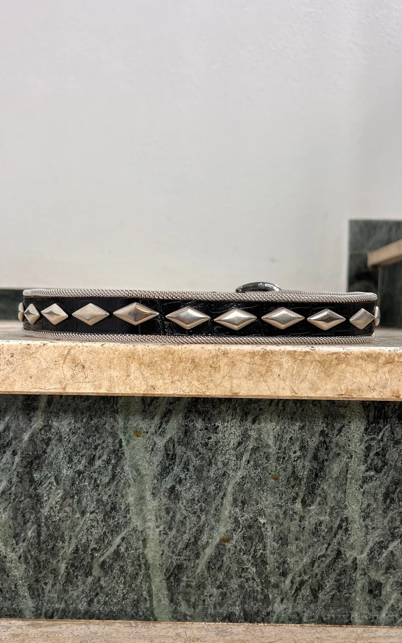 Vintage Studded Metal Belt