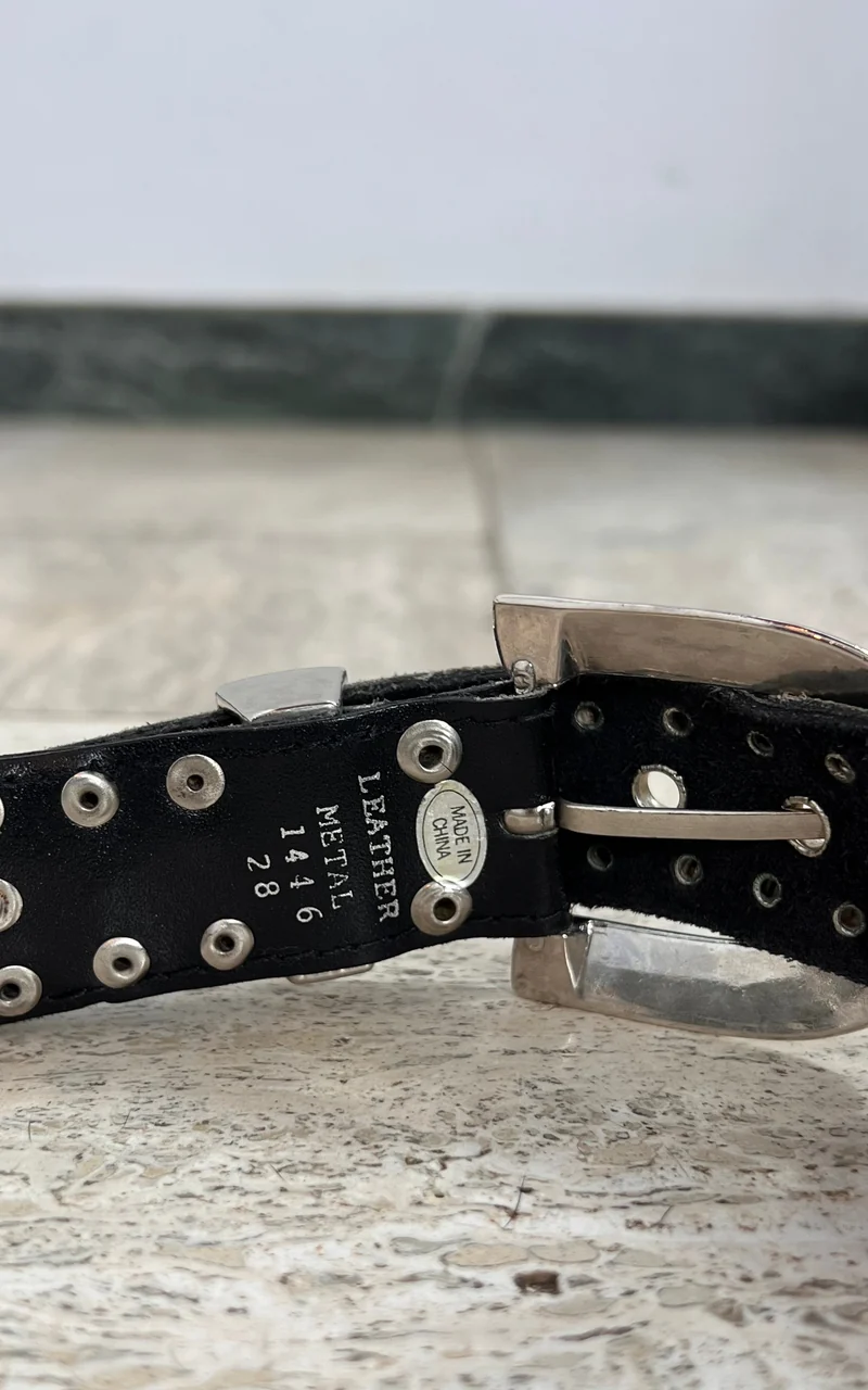 Vintage Studded Metal Belt
