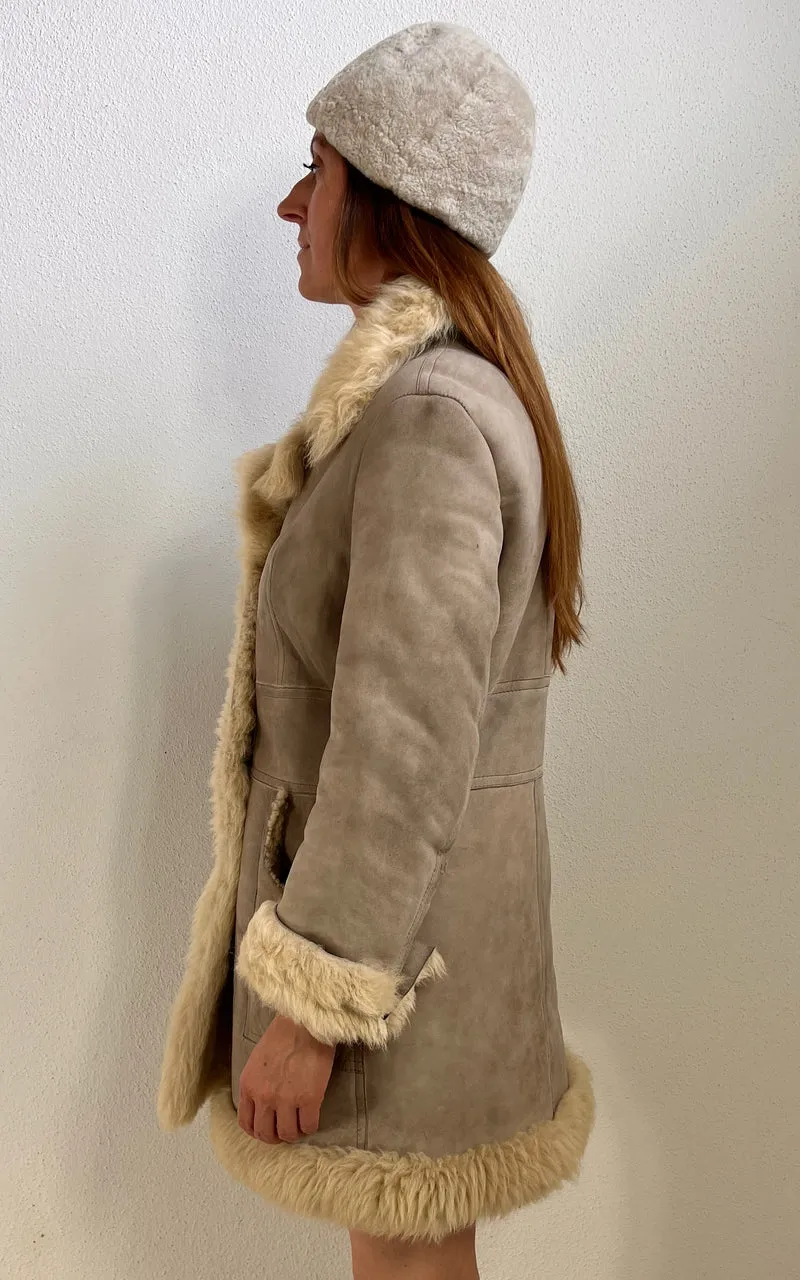 Vintage 1970s Shearling Coat