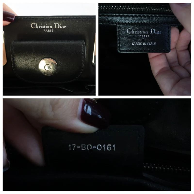 Сhristian Dior Black Cannage Lambskin Tote
