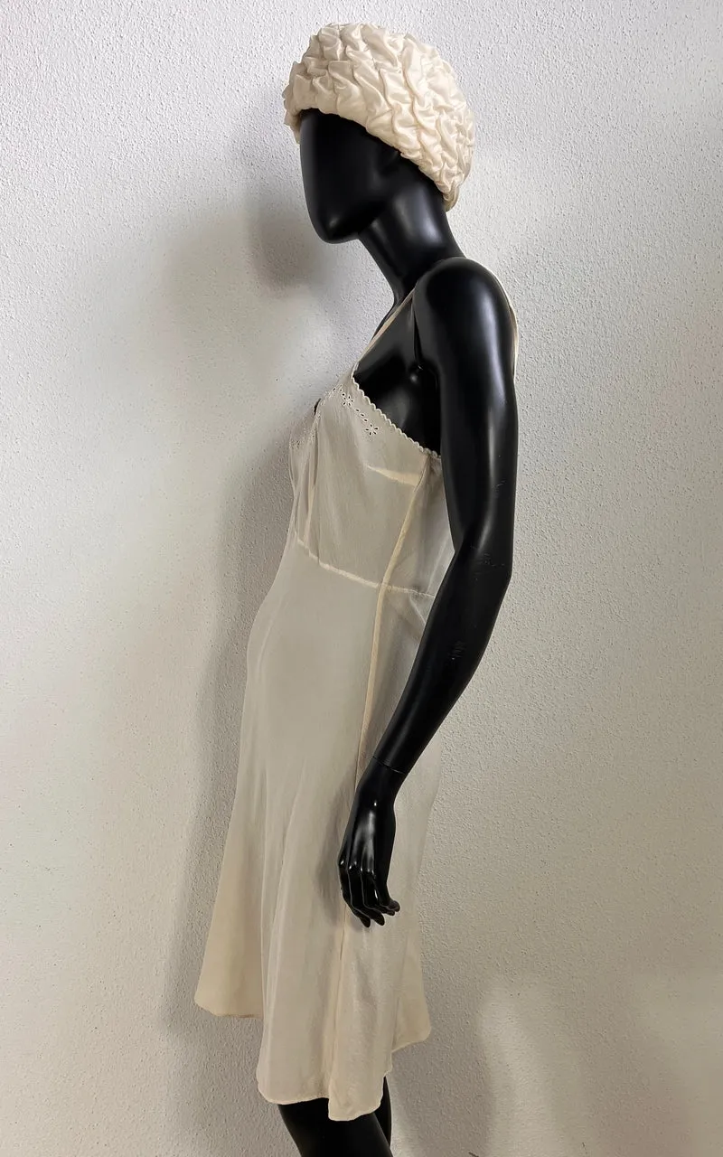Antique Silk Slip Dress