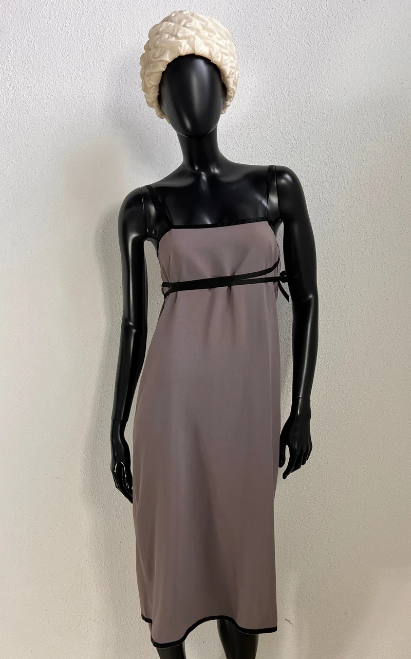 Vintage Yves Saint Laurent Caftan Dress 2 Piece Suit