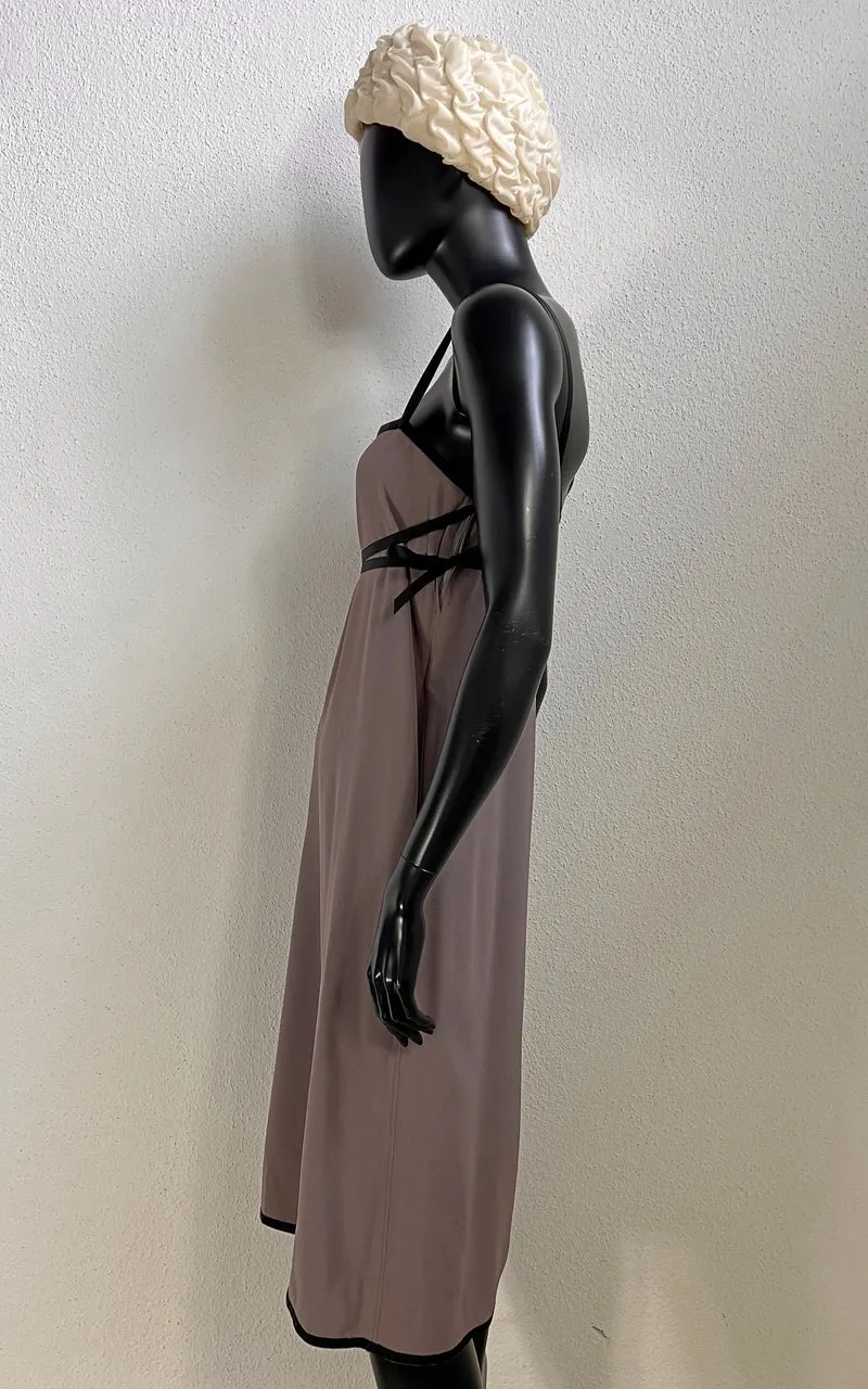 Vintage Yves Saint Laurent Caftan Dress 2 Piece Suit