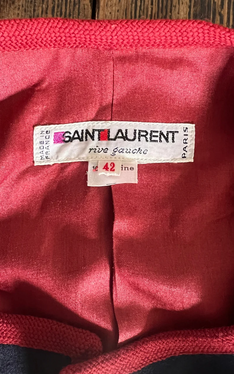 Vintage 80s Yves Saint Laurent Jacket