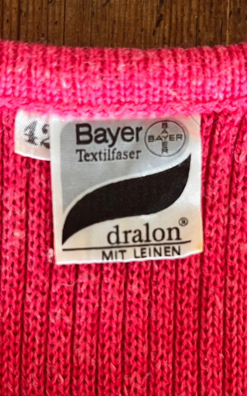 Vintage 70s Bayer Linen Knit Top