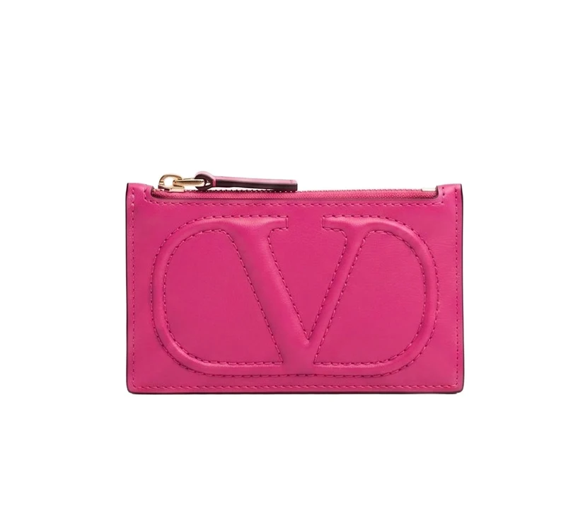 Valentino Garavani Kartenetui Unisex VLogo Card Case Pink 1W5P0S76GDQ-HW4