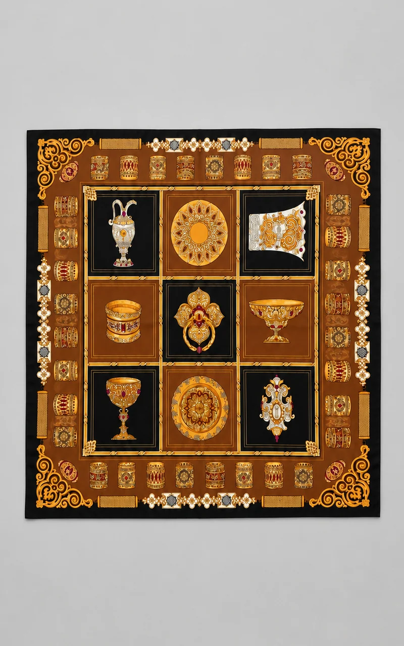 Vintage Silk Foulard