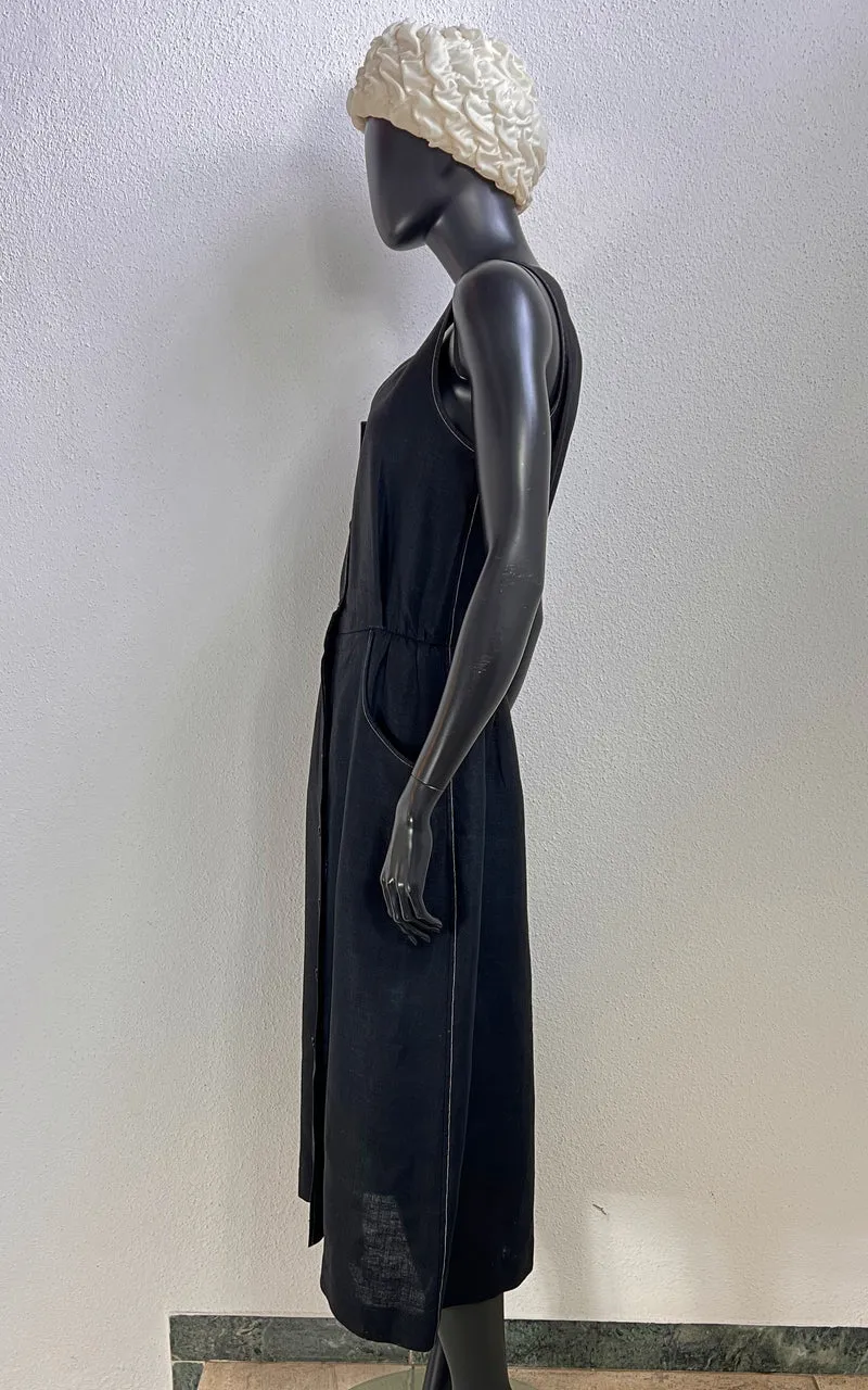 Vintage 80s Yves Saint Laurent Linen Costume