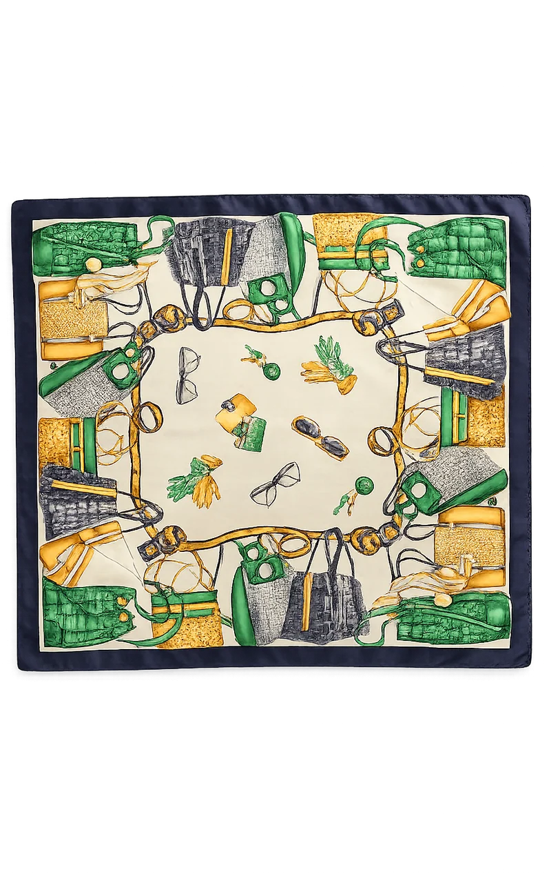 Vintage Silk Foulard